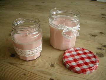 Kaarsen gieten in potjes en glaasjes