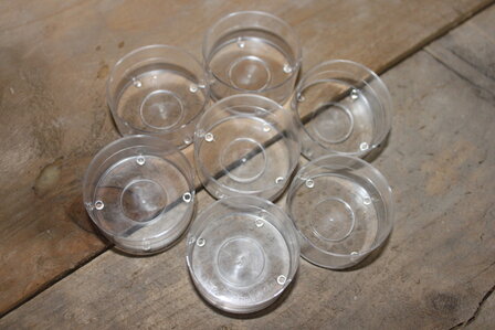 Startpakket voor waxine lichtjes /Cups van glas