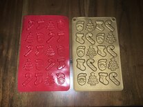 Kerstmal van siliconen