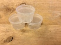Cups 28 Gram inhoud voor Body Melts en Creme