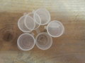 Cups voor Wax Melts in te gieten ±10 gram inhoud met vaste deksel